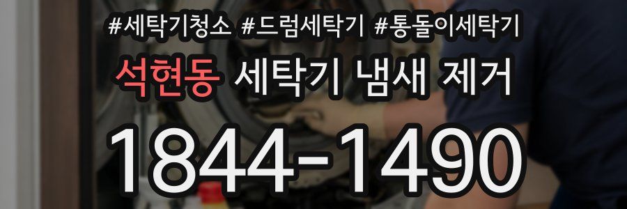석현동 세탁기 냄새 제거