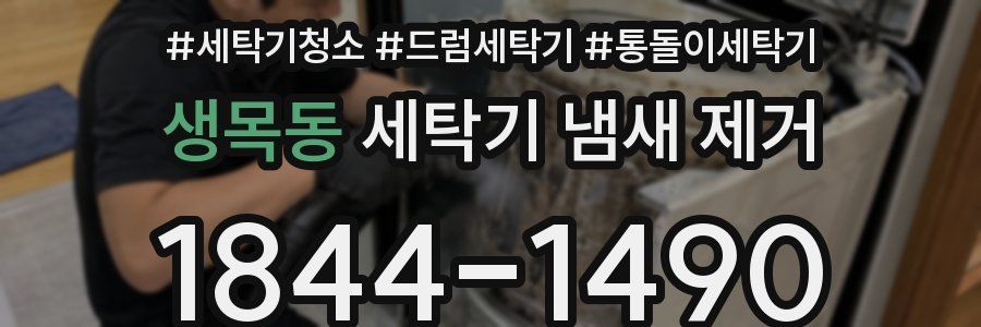 생목동 세탁기 냄새 제거