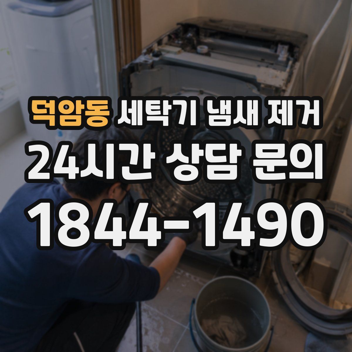 덕암동 세탁기 냄새 제거