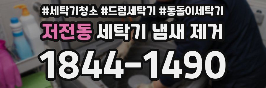 저전동 세탁기 냄새 제거