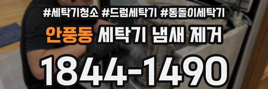 안풍동 세탁기 냄새 제거