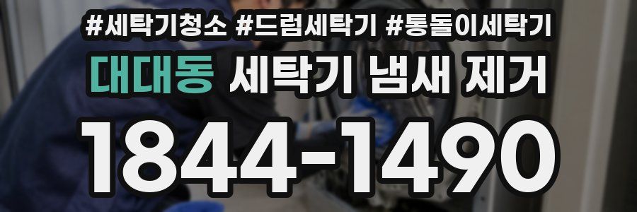 대대동 세탁기 냄새 제거