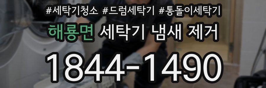 해룡면 세탁기 냄새 제거