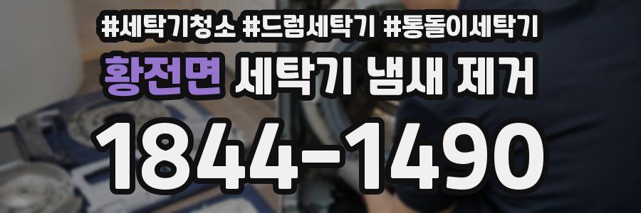 황전면 세탁기 냄새 제거
