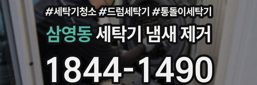 삼영동 세탁기 냄새 제거