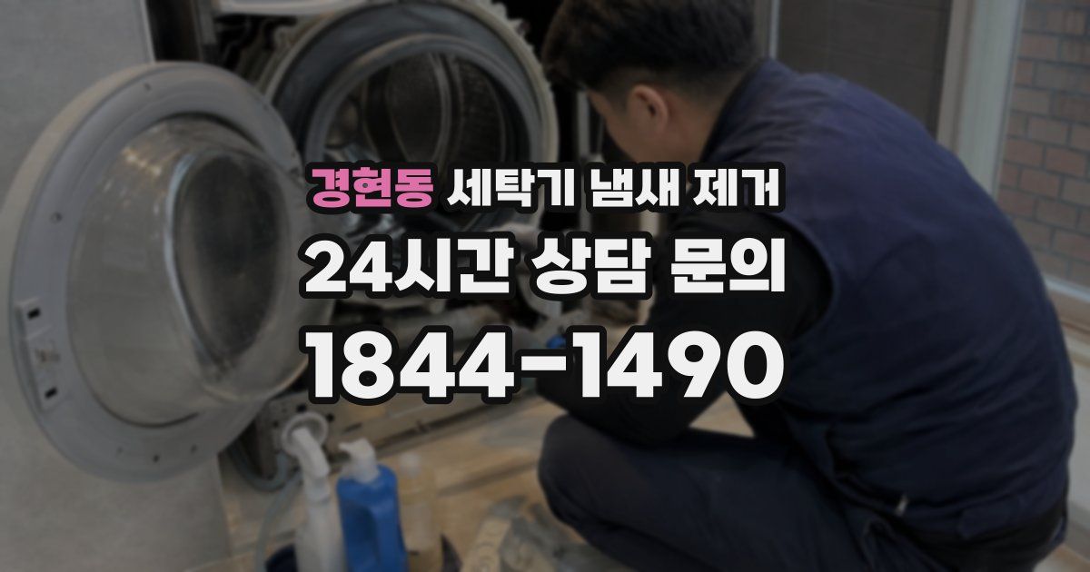 경현동 세탁기 냄새 제거