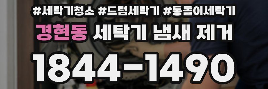 경현동 세탁기 냄새 제거