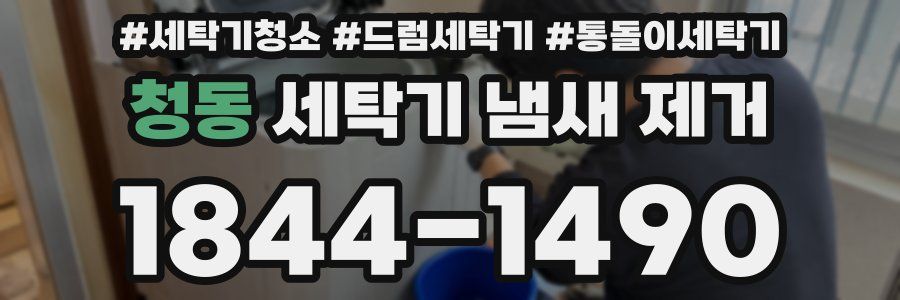 청동 세탁기 냄새 제거