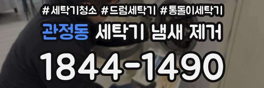 관정동 세탁기 냄새 제거