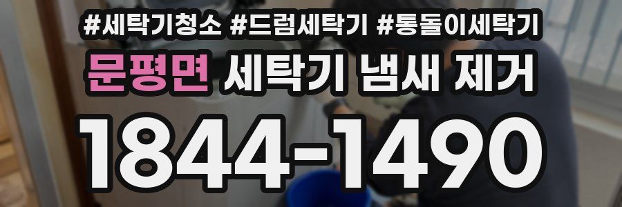 문평면 세탁기 냄새 제거