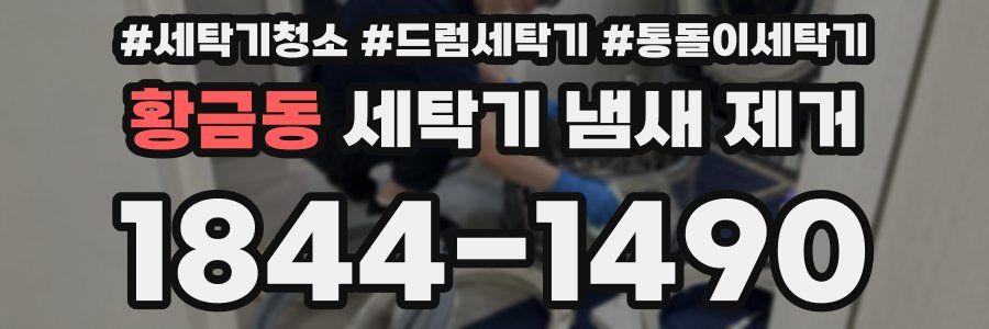 황금동 세탁기 냄새 제거