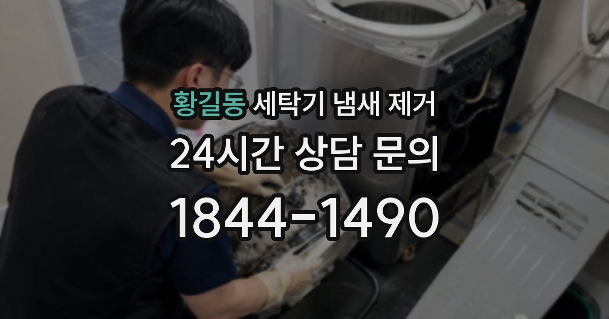 황길동 세탁기 냄새 제거