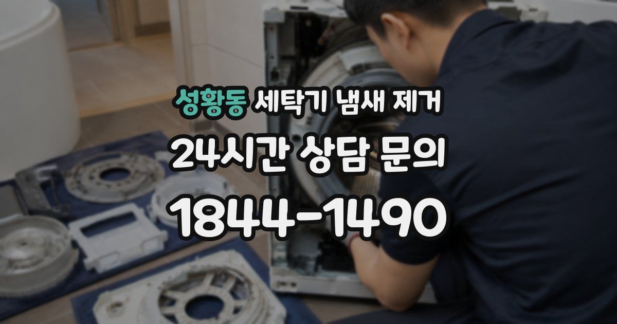 성황동 세탁기 냄새 제거