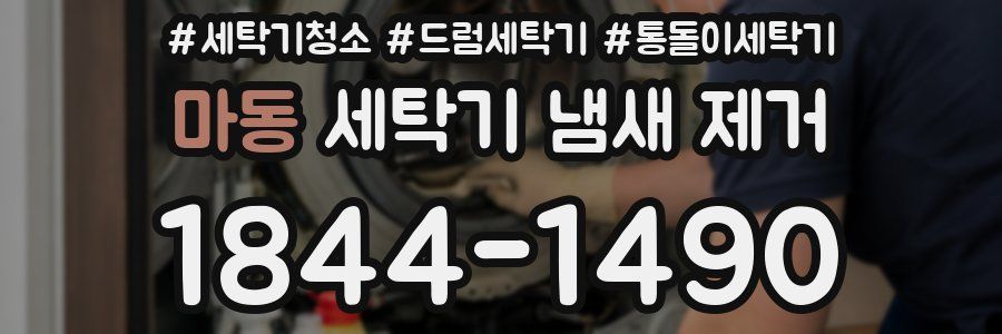 마동 세탁기 냄새 제거