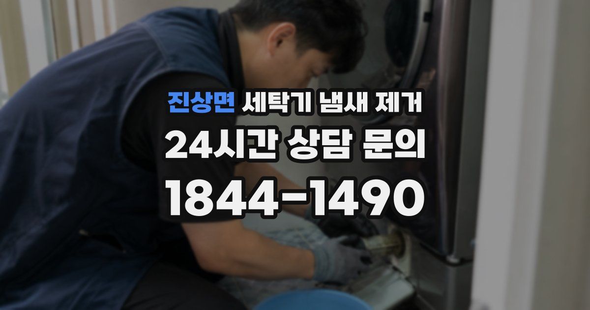 진상면 세탁기 냄새 제거