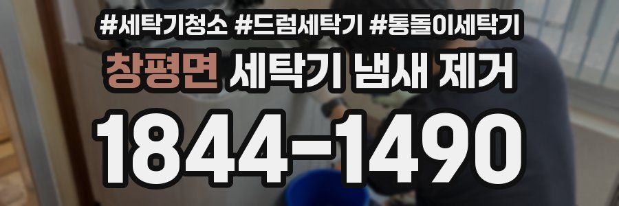 창평면 세탁기 냄새 제거