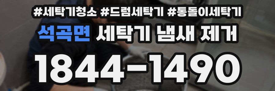 석곡면 세탁기 냄새 제거