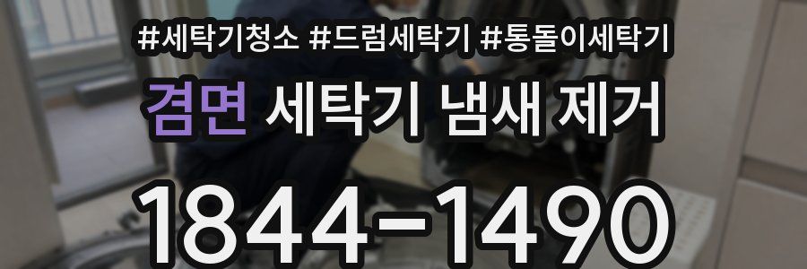 겸면 세탁기 냄새 제거