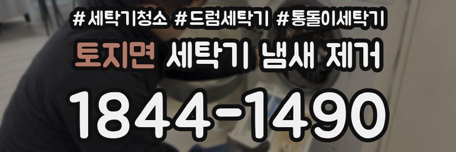 토지면 세탁기 냄새 제거