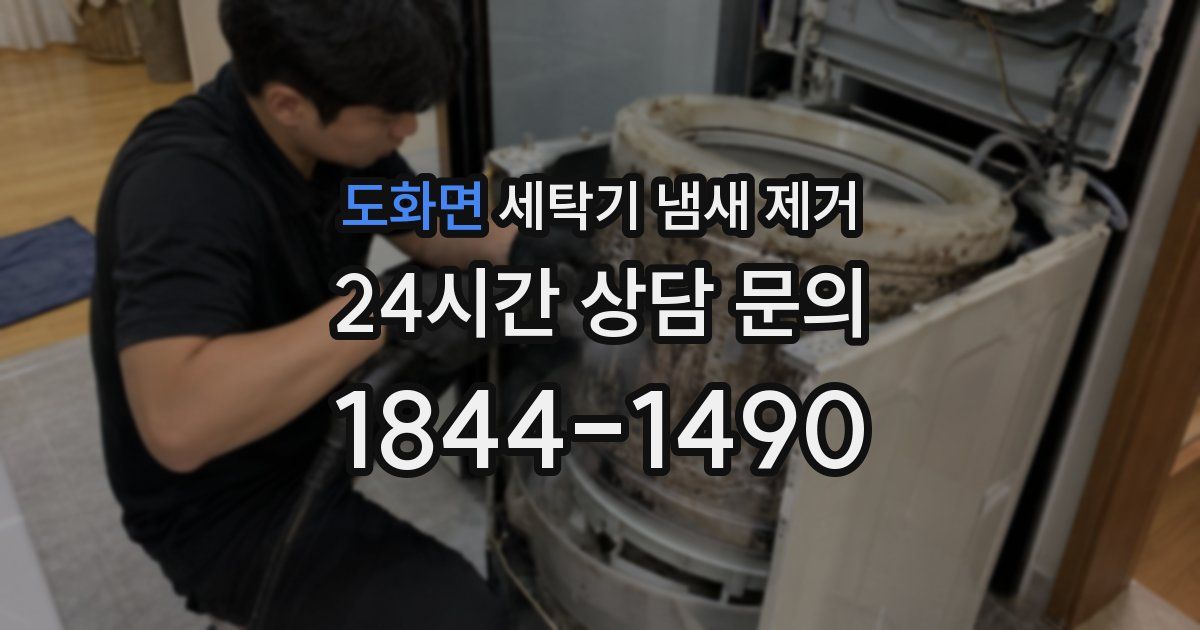 도화면 세탁기 냄새 제거