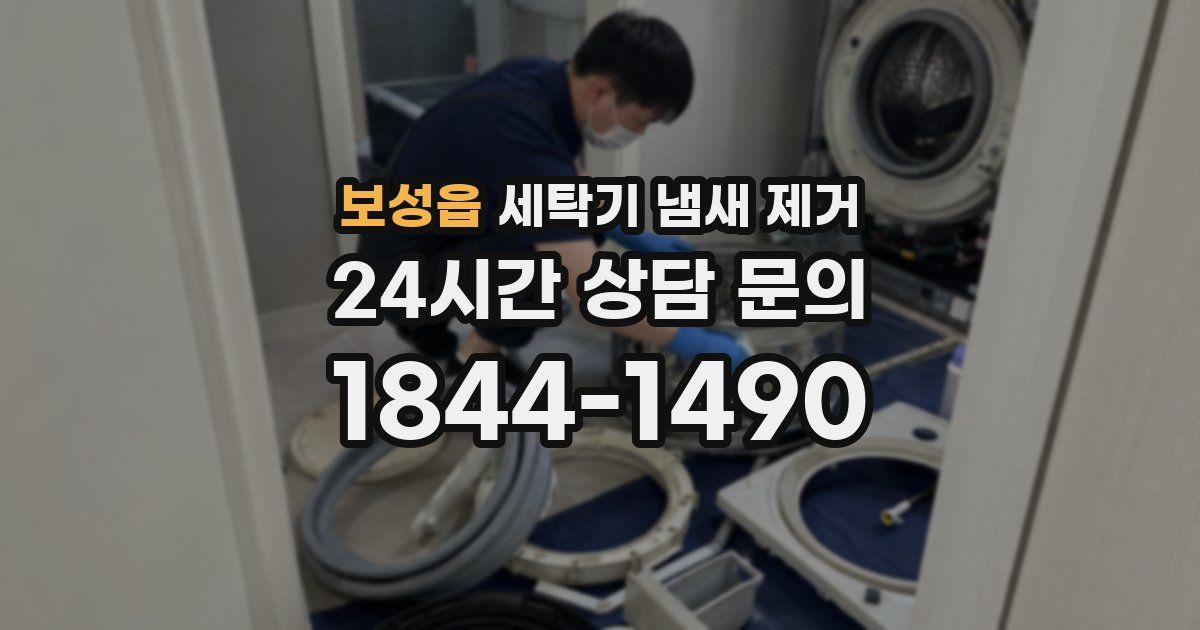 보성읍 세탁기 냄새 제거