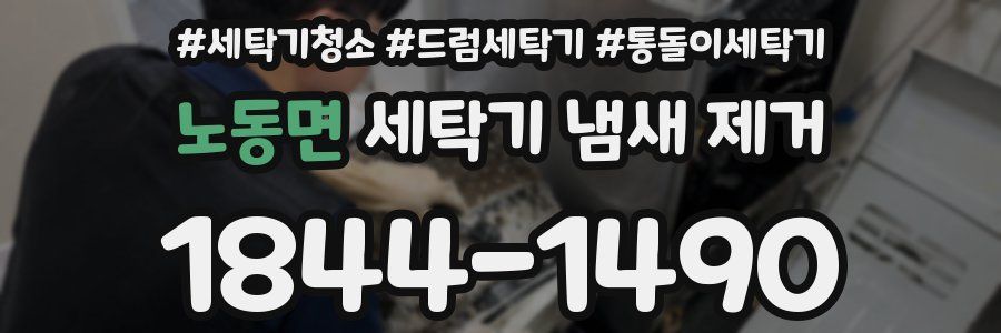노동면 세탁기 냄새 제거