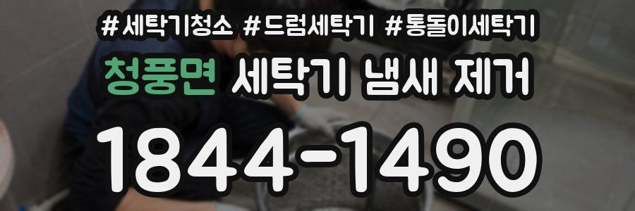 청풍면 세탁기 냄새 제거
