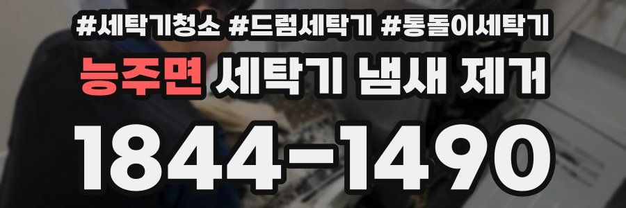 능주면 세탁기 냄새 제거