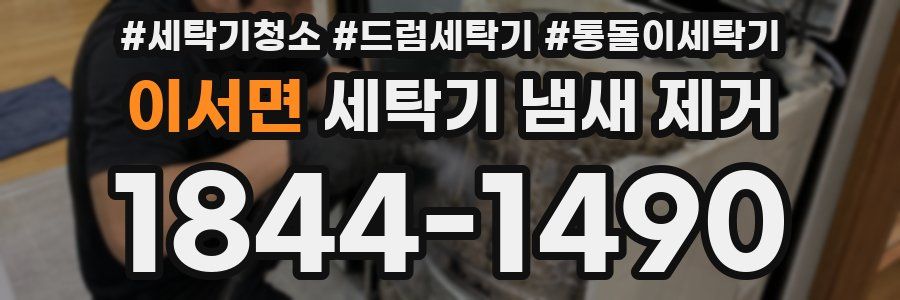 이서면 세탁기 냄새 제거