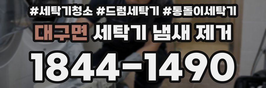 대구면 세탁기 냄새 제거