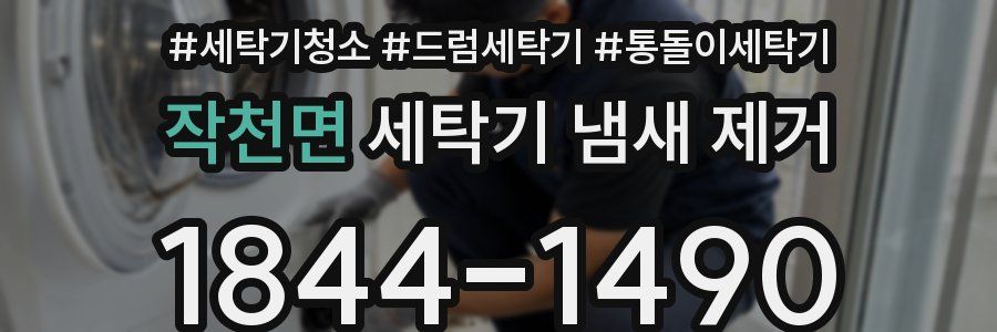 작천면 세탁기 냄새 제거