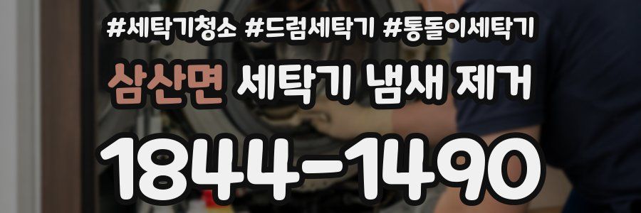 삼산면 세탁기 냄새 제거