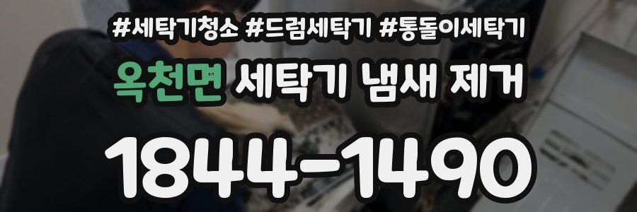 옥천면 세탁기 냄새 제거