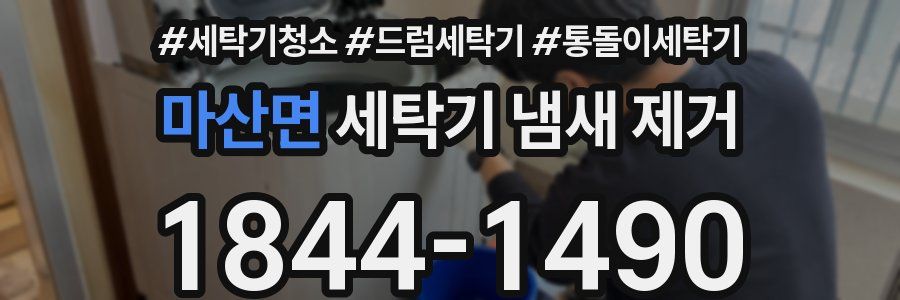 마산면 세탁기 냄새 제거