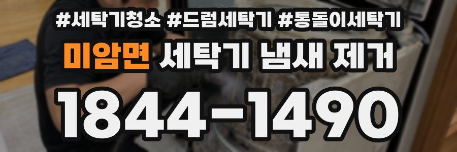 미암면 세탁기 냄새 제거