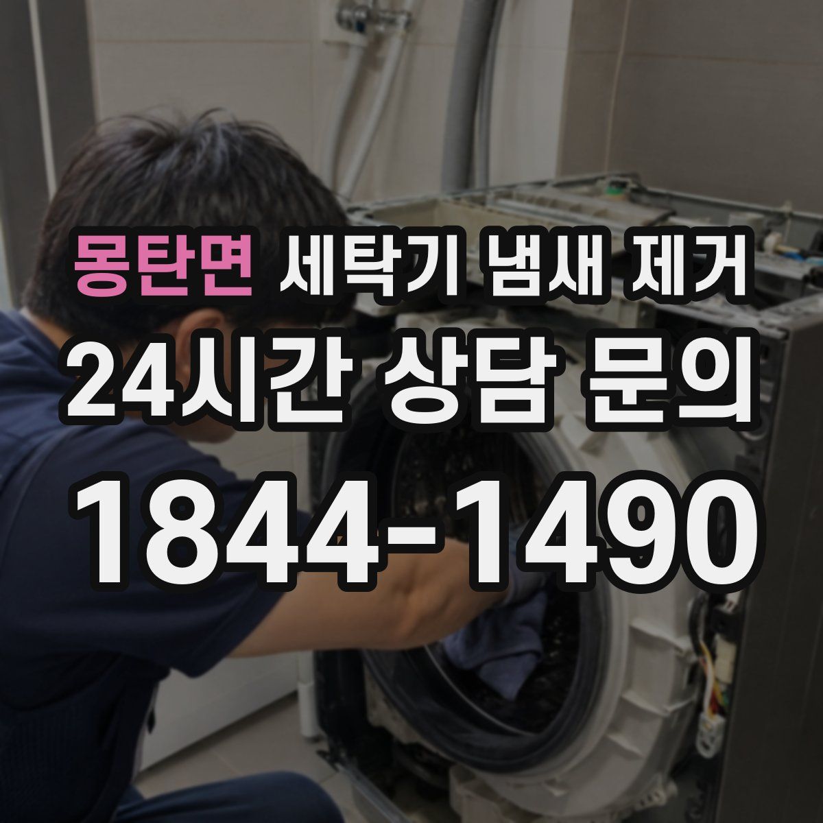 몽탄면 세탁기 냄새 제거