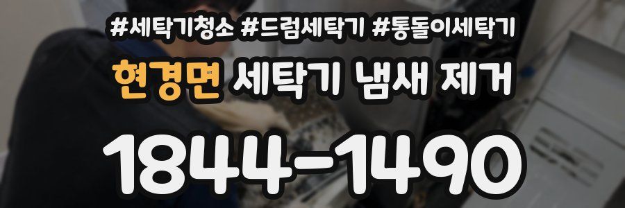 현경면 세탁기 냄새 제거