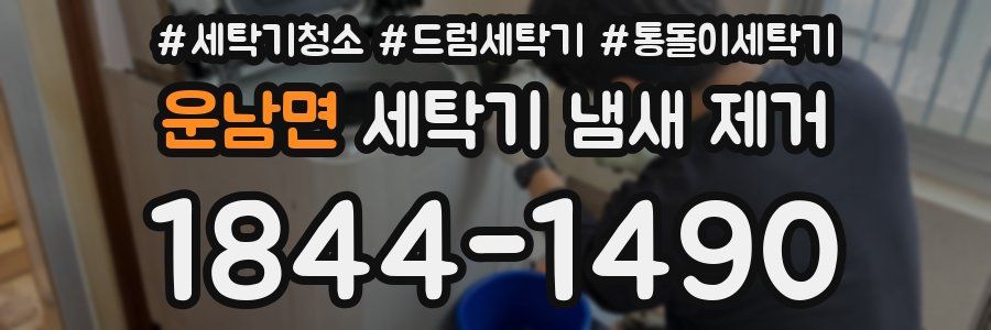 운남면 세탁기 냄새 제거