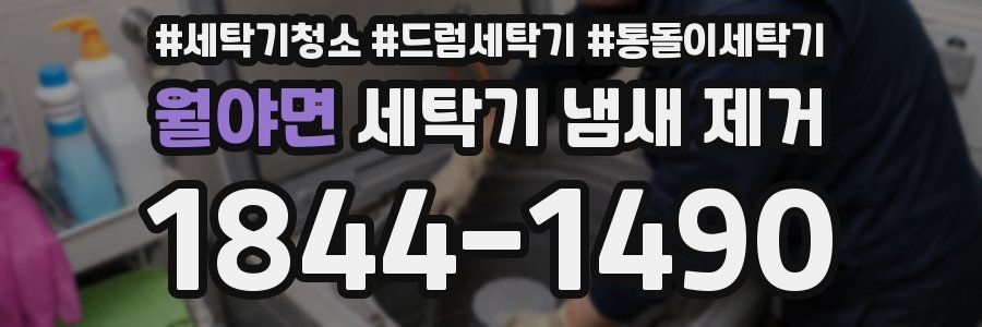 월야면 세탁기 냄새 제거