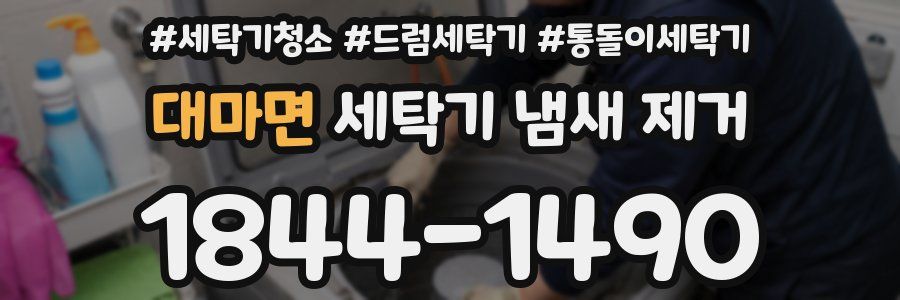 대마면 세탁기 냄새 제거