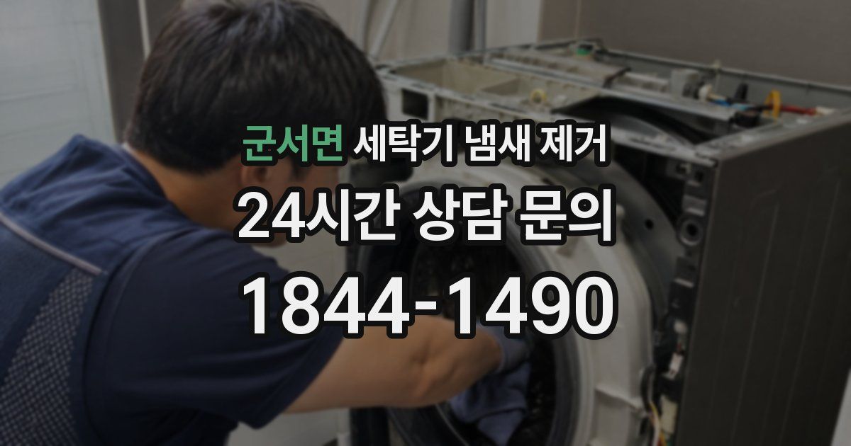 군서면 세탁기 냄새 제거