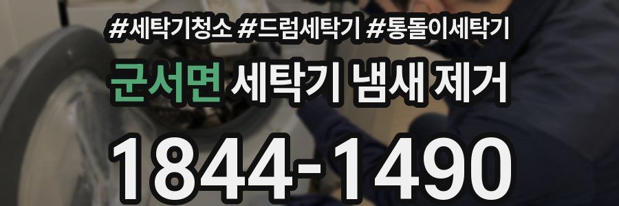 군서면 세탁기 냄새 제거