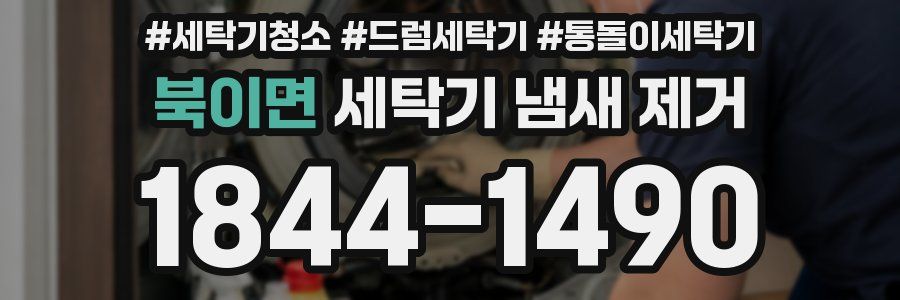 북이면 세탁기 냄새 제거