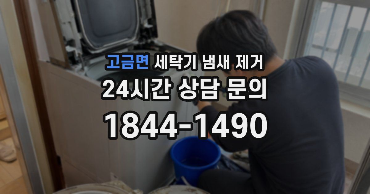 고금면 세탁기 냄새 제거