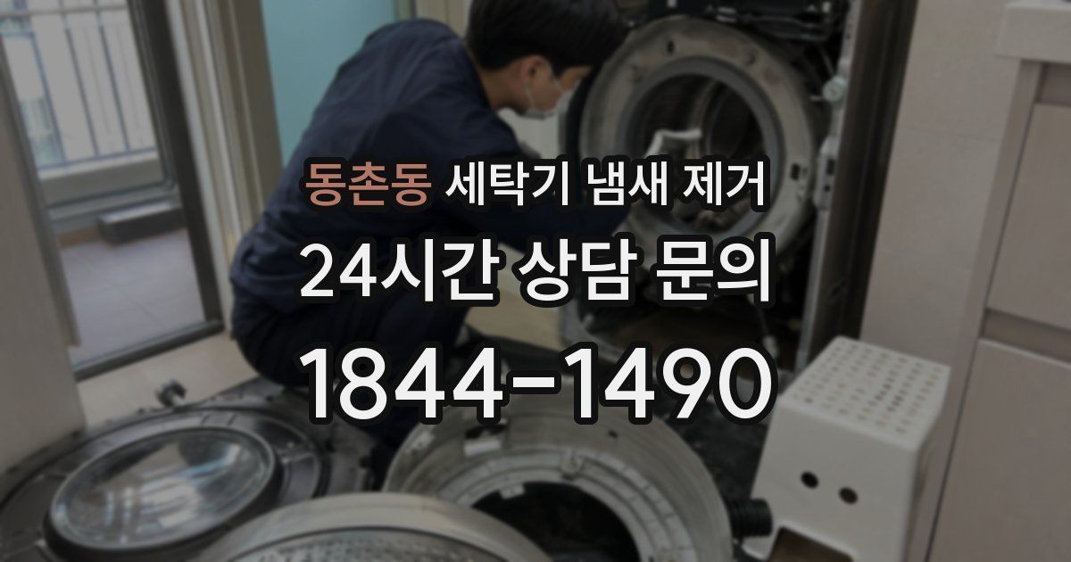 동촌동 세탁기 냄새 제거