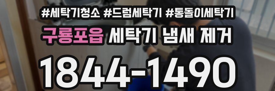 구룡포읍 세탁기 냄새 제거