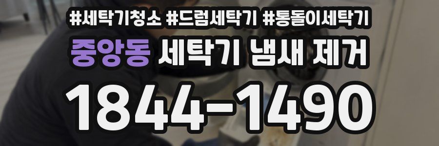 중앙동 세탁기 냄새 제거