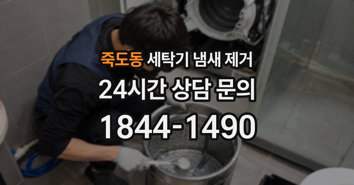 죽도동 세탁기 냄새 제거