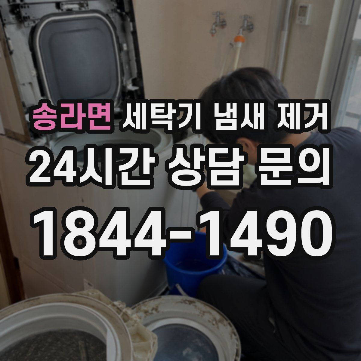 송라면 세탁기 냄새 제거