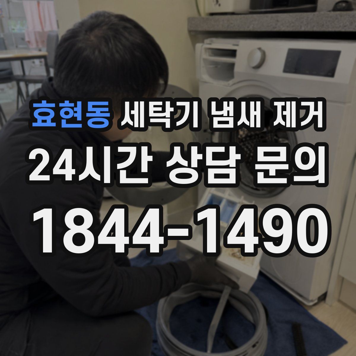 효현동 세탁기 냄새 제거